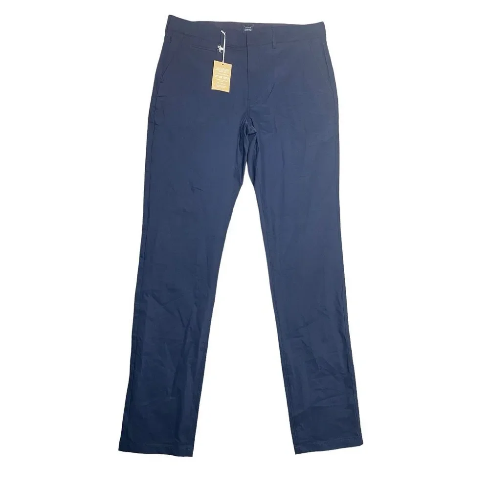 J.CREW Mens 1040 Athletic Tapered-fit‎ tech Pant in Navy Size 34/36
